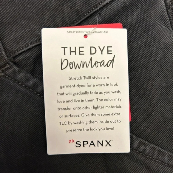 SPANX Women’s Stretch Twill Ankle Cargo Pant Jogger Washed Black NWT Size S & XS - Picture 12 of 14